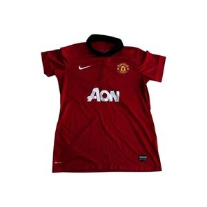 Nike Manchester United 2013/2014 Home Football Shirt Soccer Jersey Medium Adults
